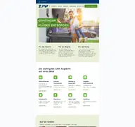 Kleine Seitenvorschau von zaw-online.de