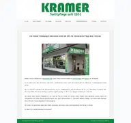 Kleine Seitenvorschau von kramer-reinigung.de