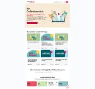 Kleine Seitenvorschau von onlinebereich.workingoffice.de