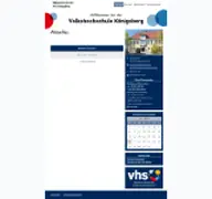 Kleine Seitenvorschau von vbw-koenigsberg.de