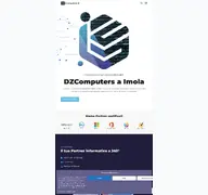 Kleine Seitenvorschau von dzcomputers.it