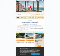 Kleine Seitenvorschau von ostseecamp-ferienpark.m-vp.de