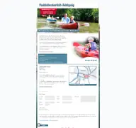 Kleine Seitenvorschau von paddeln-spreewald.de