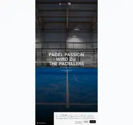 Kleine Seitenvorschau von padel-passion.de