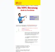 Kleine Seitenvorschau von mpu-beratung-forchheim.de