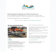 Kleine Seitenvorschau von suerther-bootshaus.de