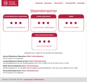 Kleine Seitenvorschau von stipendien.tu-braunschweig.de