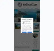 Kleine Seitenvorschau von maps-for-two.de