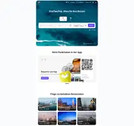 Kleine Seitenvorschau von onetwotrip.com
