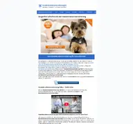 Kleine Seitenvorschau von hunde-krankenversicherung24.de
