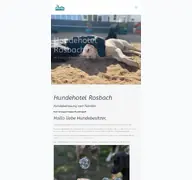 Kleine Seitenvorschau von hundehotelrosbach.de
