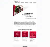Kleine Seitenvorschau von vector-stiftung.de