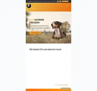 Kleine Seitenvorschau von dogworker-dresden.de