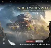 Kleine Seitenvorschau von wherewindsmeetgame.com