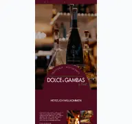 Kleine Seitenvorschau von dolceundgambas.de