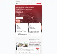 Kleine Seitenvorschau von auto-rad-fuerst.de