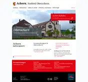 Kleine Seitenvorschau von oberachern.achern.de