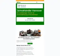 Kleine Seitenvorschau von schrottabholung-hannover.de