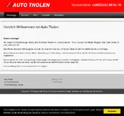 Kleine Seitenvorschau von auto-tholen.de