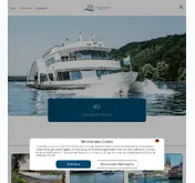 Kleine Seitenvorschau von donauschifffahrt.myhypersoftapp.de
