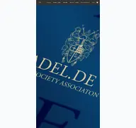 Kleine Seitenvorschau von adel.de