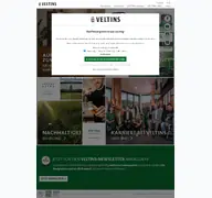 Kleine Seitenvorschau von veltins.de