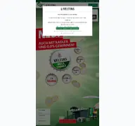 Kleine Seitenvorschau von veltins-megachance.de