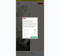 Kleine Seitenvorschau von velux.de