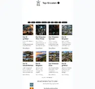 Kleine Seitenvorschau von top-10-liste.de
