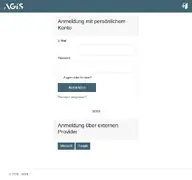 Kleine Seitenvorschau von portal.agis.ch
