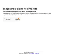 Kleine Seitenvorschau von majestros-pizza-weimar.de