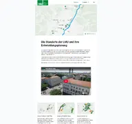 Kleine Seitenvorschau von standorte.lmu.de