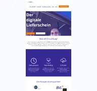 Kleine Seitenvorschau von cloud4log.de