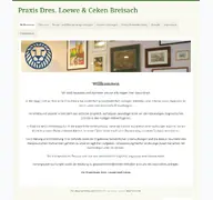 Kleine Seitenvorschau von loewe-praxis.de