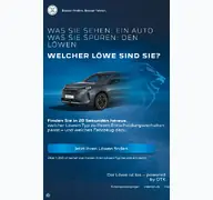 Kleine Seitenvorschau von loewenquiz.de