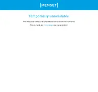 Kleine Seitenvorschau von memset.com