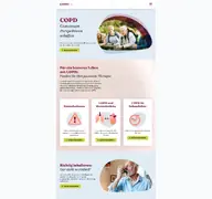Kleine Seitenvorschau von copd.de