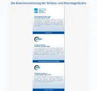 Kleine Seitenvorschau von guetegemeinschaft-schloss-beschlag.de