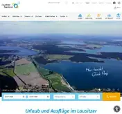 Kleine Seitenvorschau von lausitzerseenland.de