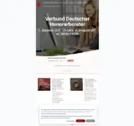Kleine Seitenvorschau von verbund-deutscher-honorarberater.de