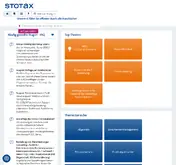 Kleine Seitenvorschau von helpdesk.stotax.de