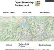Kleine Seitenvorschau von osm.ch