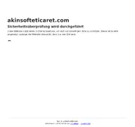 Kleine Seitenvorschau von akinsofteticaret.com