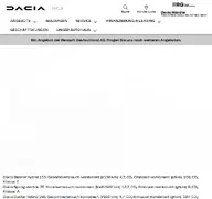 Kleine Seitenvorschau von dacia-rrg-koeln.de
