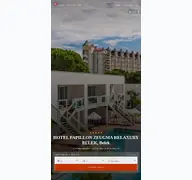 Kleine Seitenvorschau von papillonbelek.resorthotel.de