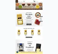 Kleine Seitenvorschau von kaffeefachwerk.de