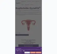 Kleine Seitenvorschau von verhueten-gynefix.de