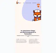 Kleine Seitenvorschau von die-pflegefuechse.de