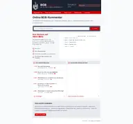 Kleine Seitenvorschau von bgb.kommentar.de