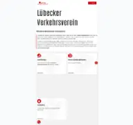 Kleine Seitenvorschau von verkehrsverein-luebeck.de